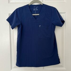 Navy blue scrub top from Mim. Xxs